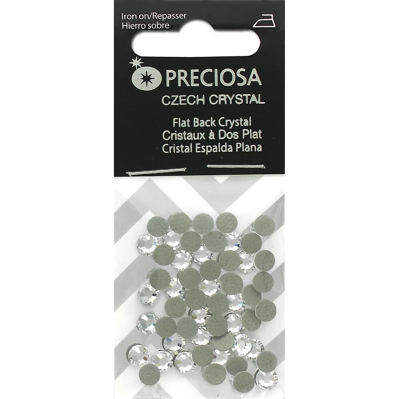John Bead Preciosa Flat Back Hotfix Czech Crystals