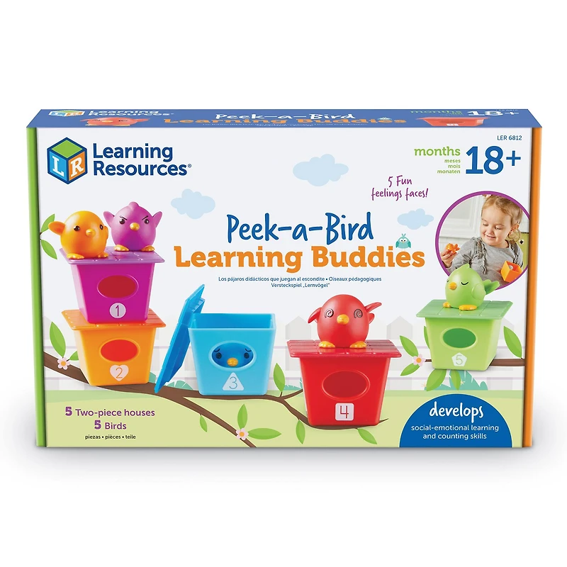Learning Resources Peek-a-Bird Learning Buddies