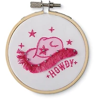 3.5" Cowboy Hat Embroidery Kit by Loops & Threads®