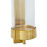 Gold Aluminum Contemporary Wall Sconce, 16" x 5" x 7"