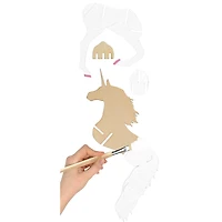 Leisure Arts® Paint It! Build It! Wood Unicorn Kit
