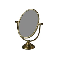 Hello Honey® Brass Finish Framed Mirror on Swivel Stand