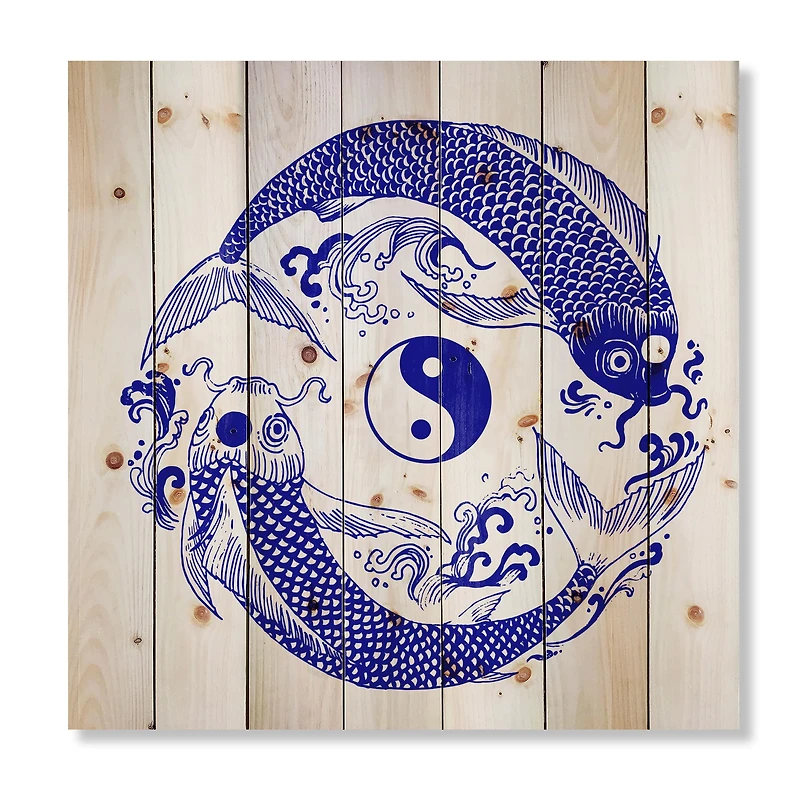 Designart - Chinoiserie Koi Fish II