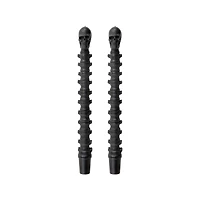 10" Black Spine & Skull Taper Candles, 2ct. by Ashland®