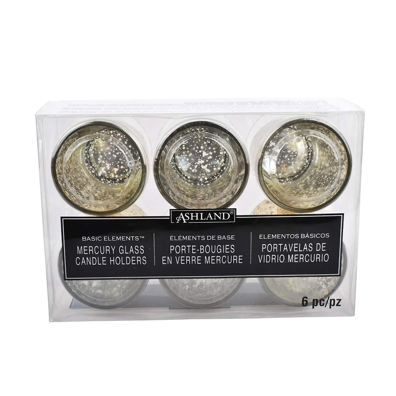 2.5" Mercury Glass Votive Holders