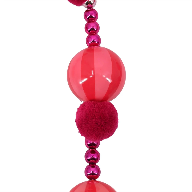 6ft. Pink Candy Pom Pom Garland by Ashland®