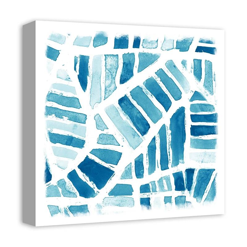 Seaside Abstract  16" x 16" Canvas Wall Art