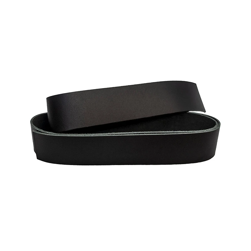 6 Pack: 1.5" Black Leather Belt Strap by ArtMinds™