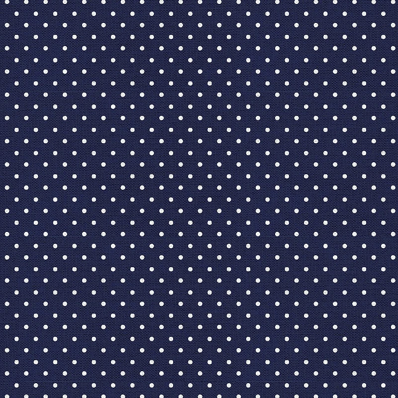 Fabric Editions Navy Pin Dot Cotton Fabric