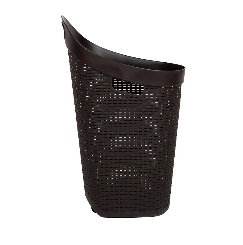 Mind Reader 60L Wheeled Hamper with Cutout Handle