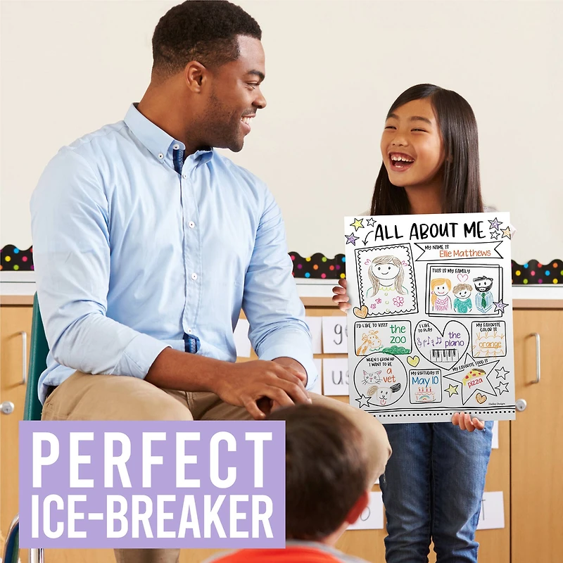 Hadley Designs 11" x 14" Star Student Read All About Me Posters, 20ct.