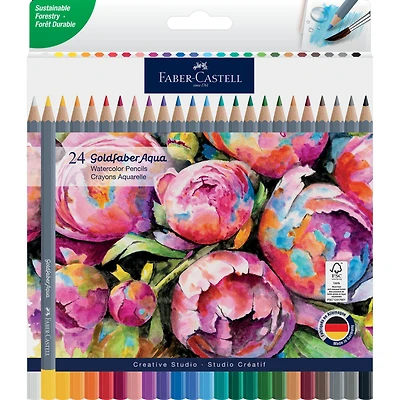 Faber-Castell® Goldfaber Aqua Color Watercolor Pencil Set