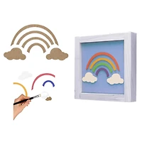 Leisure Arts® Rainbow Shadow Box Kit