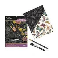 Brea Reese™ 9" x 12" Fall Icons Scratch Art Paper Pad
