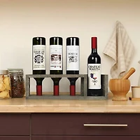 Olive Green Countertop Wine Rack