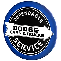 Licensed Dodge Cars & Trucks Dome Metal Sign