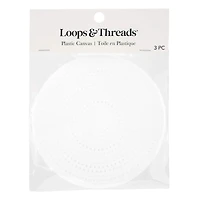 4.5" Clear Circle Plastic Canvases by Loops & Threads®