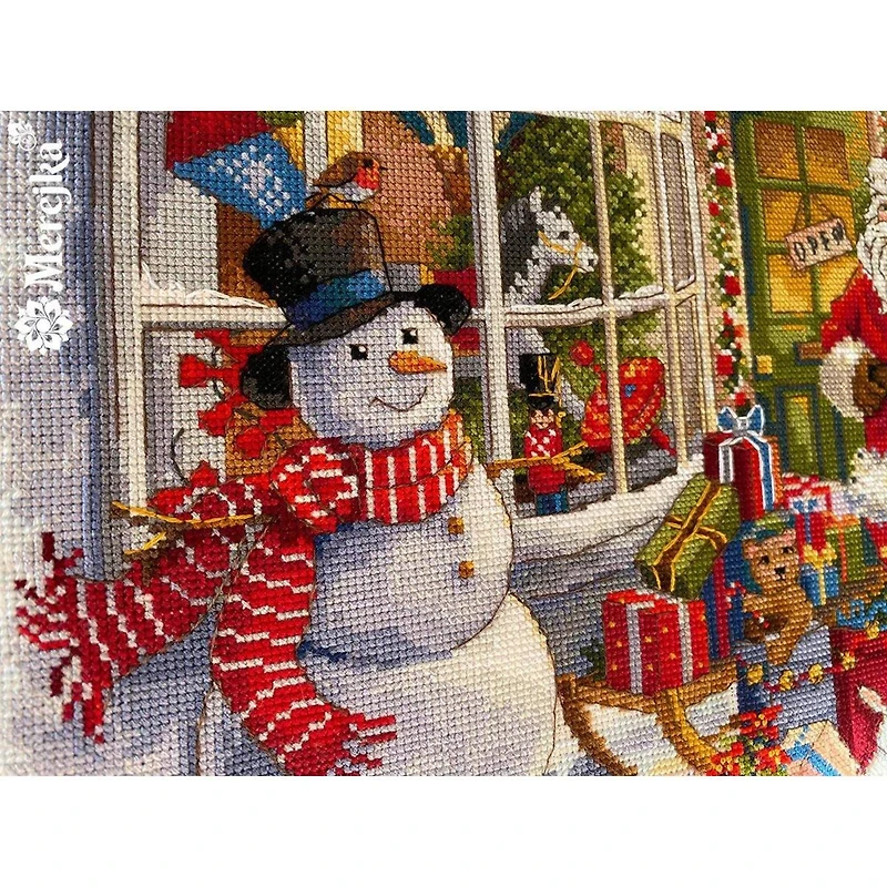 Merejka The Toy Shop Counted Cross Stitch Kit