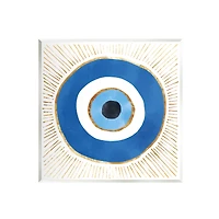 Stupell Industries Evil Eye Symbol Wall Plaque Art