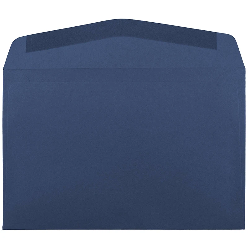 JAM Paper 6" x 9" Presidential Blue Booklet Premium Envelopes, 25ct.