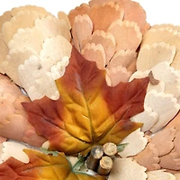 10" Brown & Orange Autumn Harvest Tabletop Pumpkin