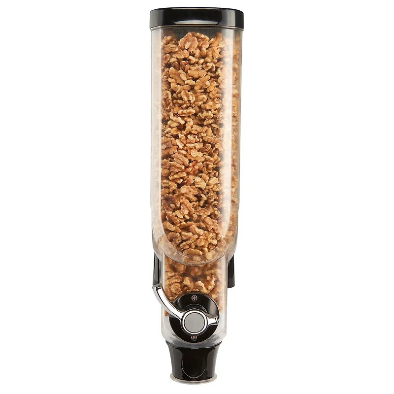 Mind Reader Black 56-Cup Easy-Pour Bulk Cereal Dispenser