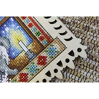 MP Studia Winter Evening Cross Stitch On Wood Kit