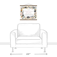 Thank You Mom Teak Hanging Canvas