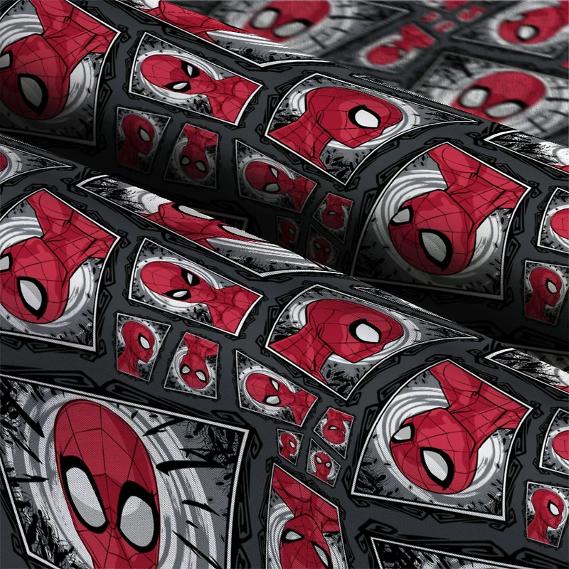 Marvel® Spider-Man Comic Swirl Cotton Fabric