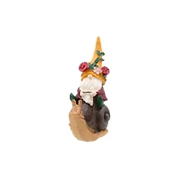 Miniature Gnome on Snail by Make Market®