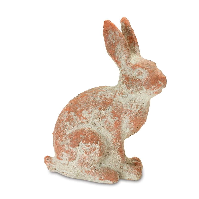Distressed Garden Rabbit Statue Set