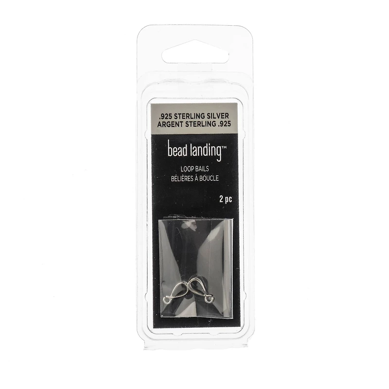 5.7mm Sterling Silver Small Bail Ring, 2ct. by Bead Landing™