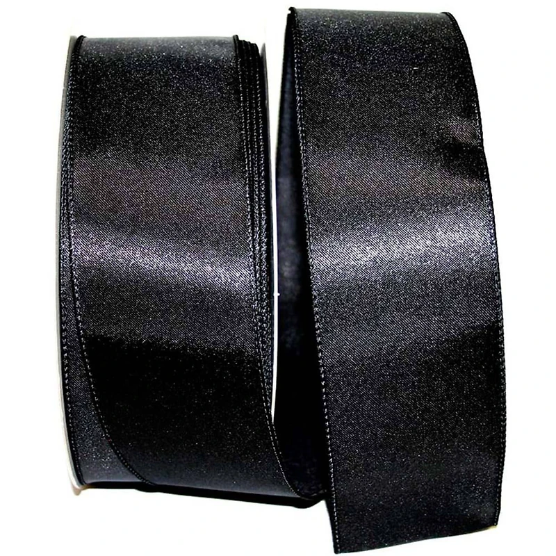 JAM Paper 2.5" x 50yd. Wired Satin Ribbon