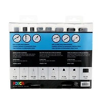 Posca Black Paint Marker Set
