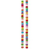 12 Pack:  Colourful Howlite Rondel Beads, 8mm by Bead Landing™