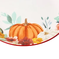 8.5" Pumpkin & Fall Florals Salad Plate by Ashland®