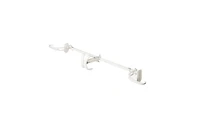 33" White Adjustable Garland Hanger for Double Door Frames