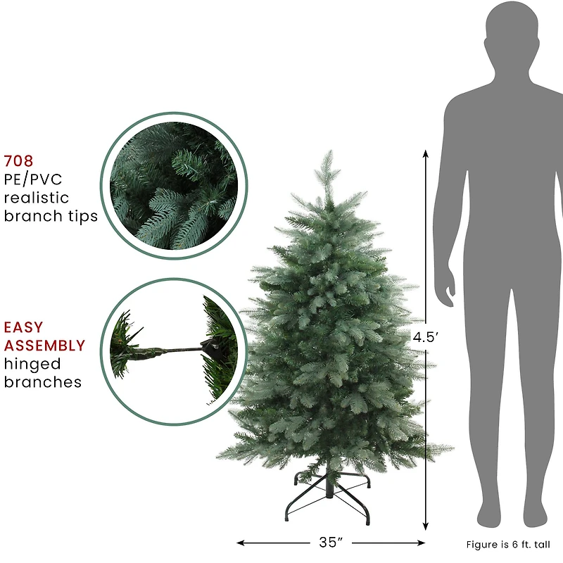 4.5ft. Unlit Real Touch™ Washington Fraiser Fir Artificial Christmas Tree