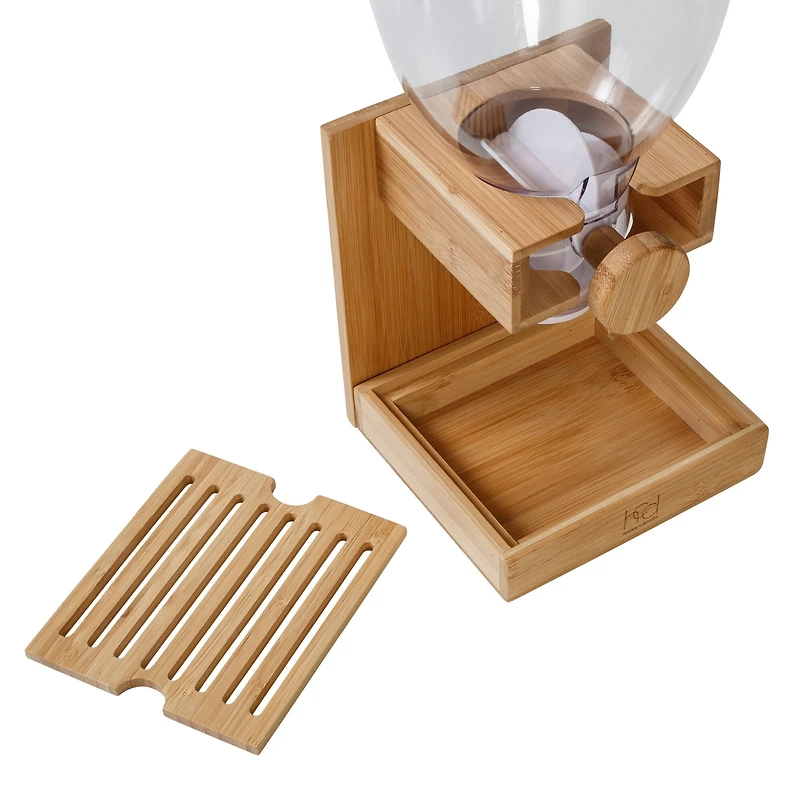 Natural Bamboo Cereal Dispenser