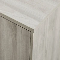 Walker Edison Birch/Magenta Interior Modern Accent Cabinet