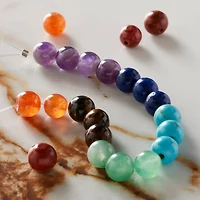 Rainbow Mixed Stone Round Beads, 7.5mm by Bead Landing™
