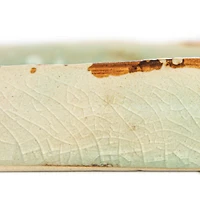 Hello Honey® 11" Square Aqua Reactive Crackle Glaze Stoneware Serving Trays, 6ct.