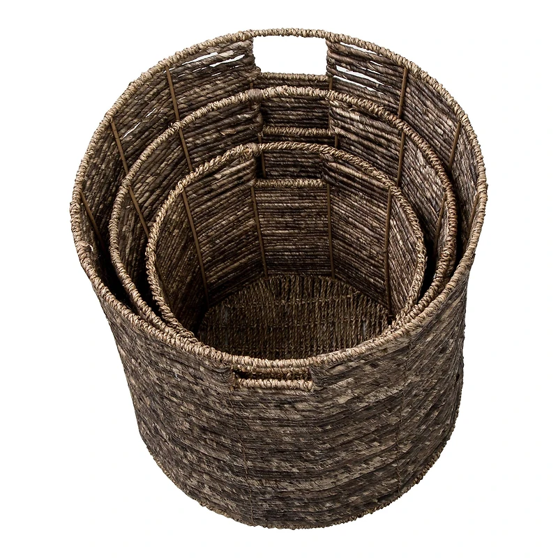 Honey Can Do Costal Collection Nesting Geo Basket Set