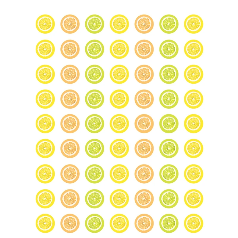 Teacher Created Resources Mini Lemon Zest Stickers, 12 Packs of 378