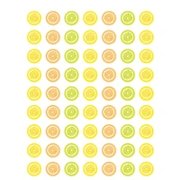 Teacher Created Resources Mini Lemon Zest Stickers, 12 Packs of 378