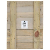 Hampton Art™ 12" x 16" Rustic Wood Panel