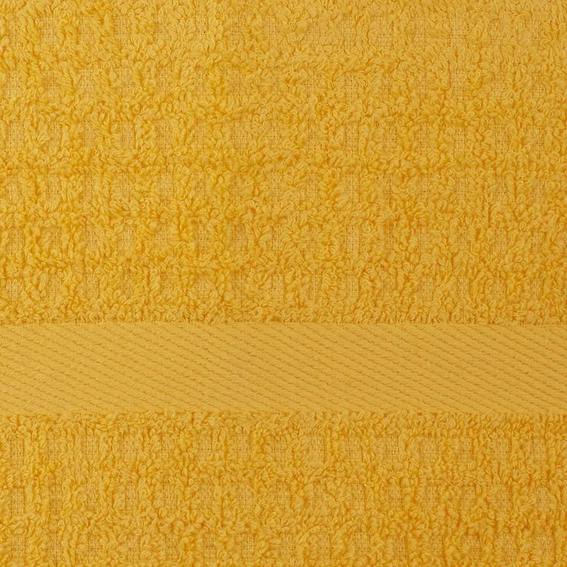 DII® Solid Yellow Waffle Terry Dishtowel, 4ct.
