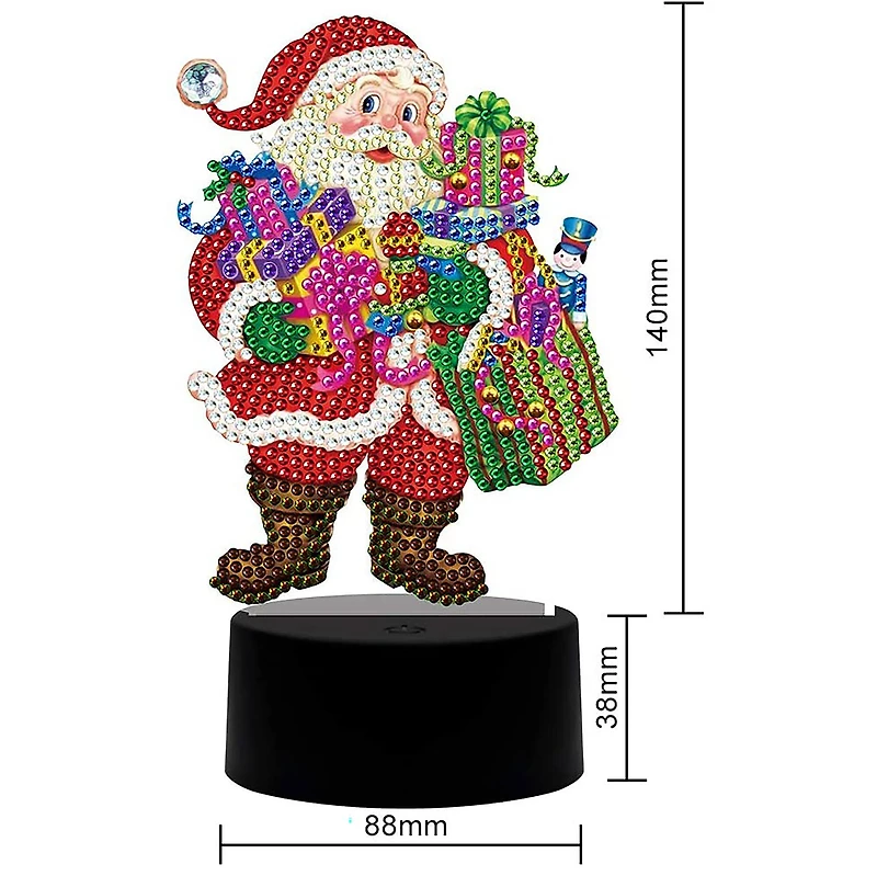 Sparkly Selections Santa Lamp Diamond Art Kit