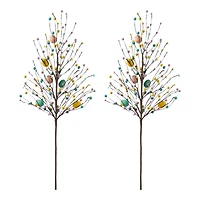 Glitzhome® 28" Easter Berries & Eggs Picks Set