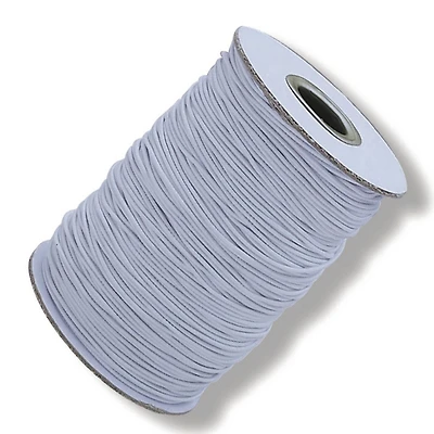 S&S® Worldwide 1.1mm White Heavy Elastic Cord